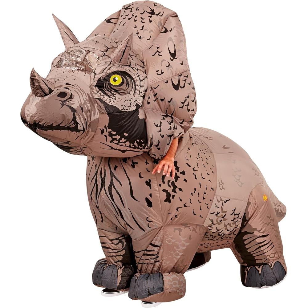 DISFRAZ TRICERATOPS INFLABLE PARA ADULTO - 1