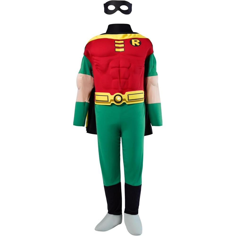 DISFRAZ DC JUSTICE LEAGUE SUPERMAN PECHO MUSCULOSO PARA ADULTO - 2
