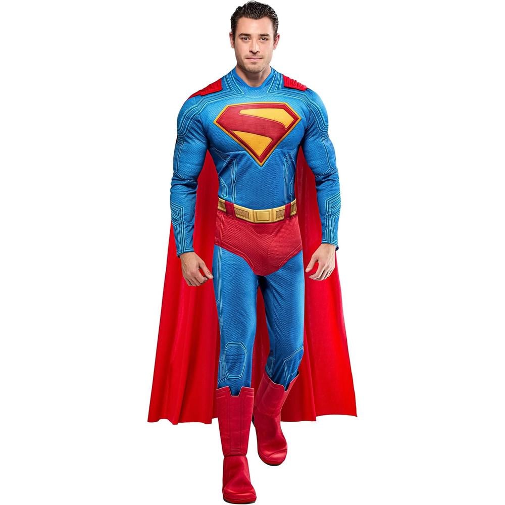 DISFRAZ SUPERMAN 2025 DELUXE PECHO MUSCULOSO PARA ADULTO - 1