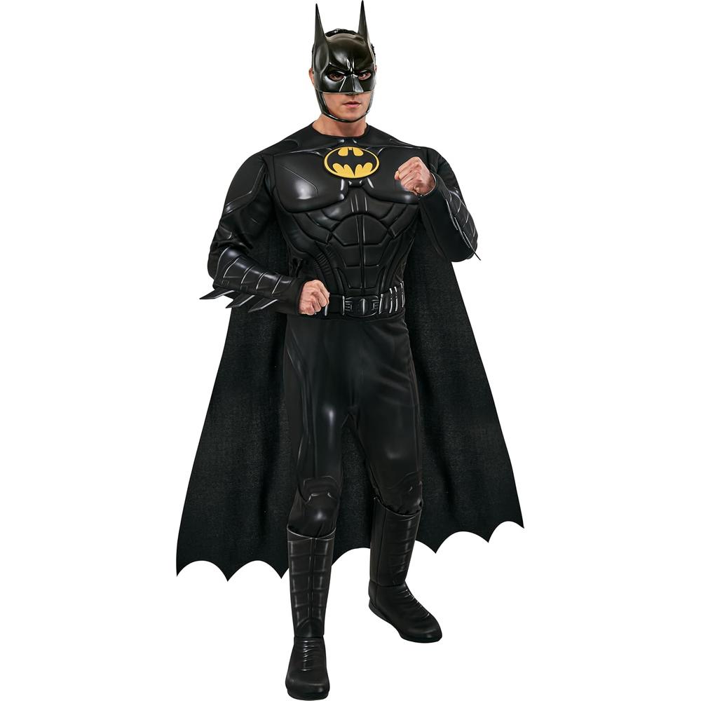 DISFRAZ DC COMICS BATMAN DELUXE PECHO MUSCULOSO PARA ADULTO - 1