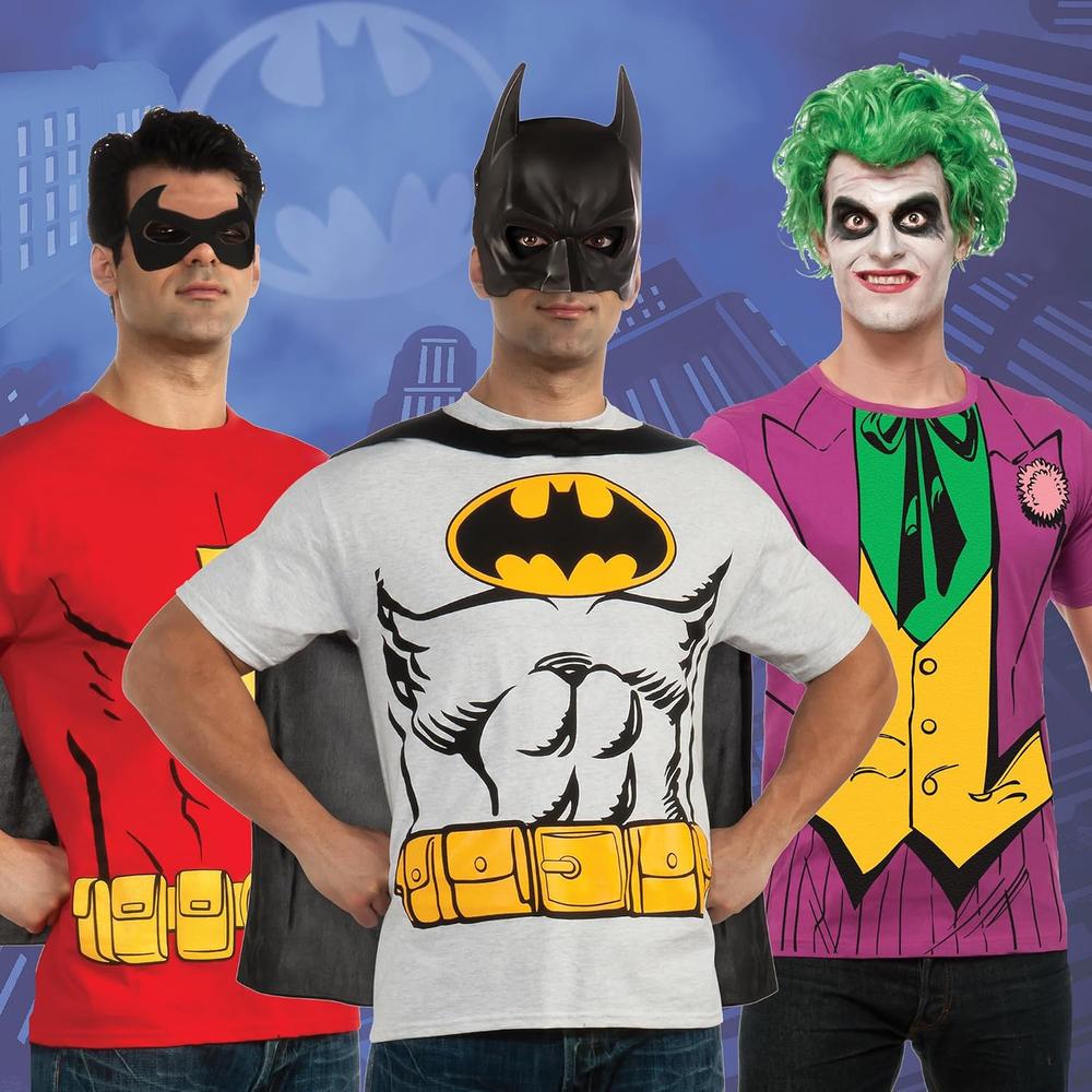 DISFRAZ DC COMICS BATMAN DELUXE PECHO MUSCULOSO PARA ADULTO - 2
