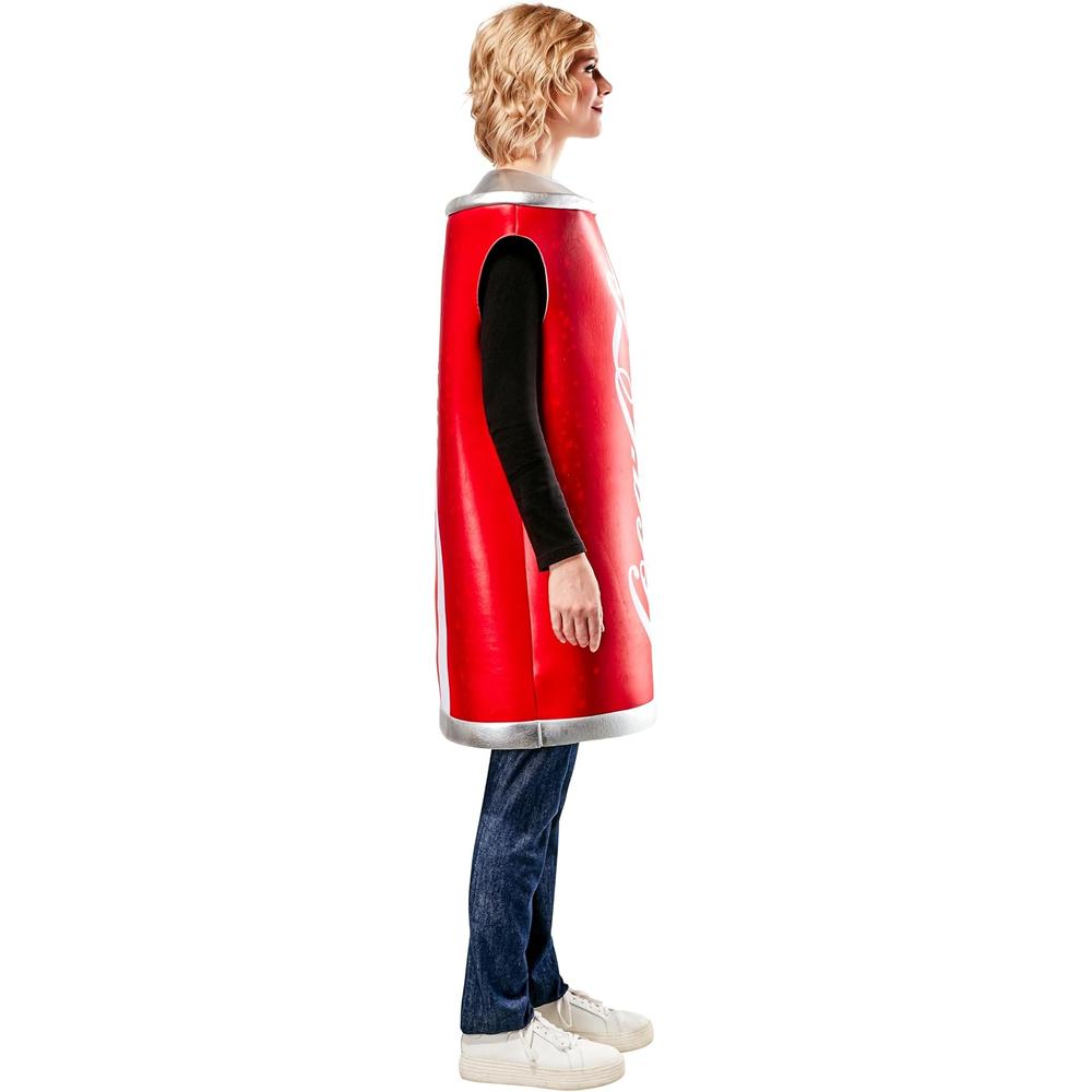 DISFRAZ CAPA SATINADA LARGA CON CUELLO PARA ADULTO | NEGRO ROJO - 4