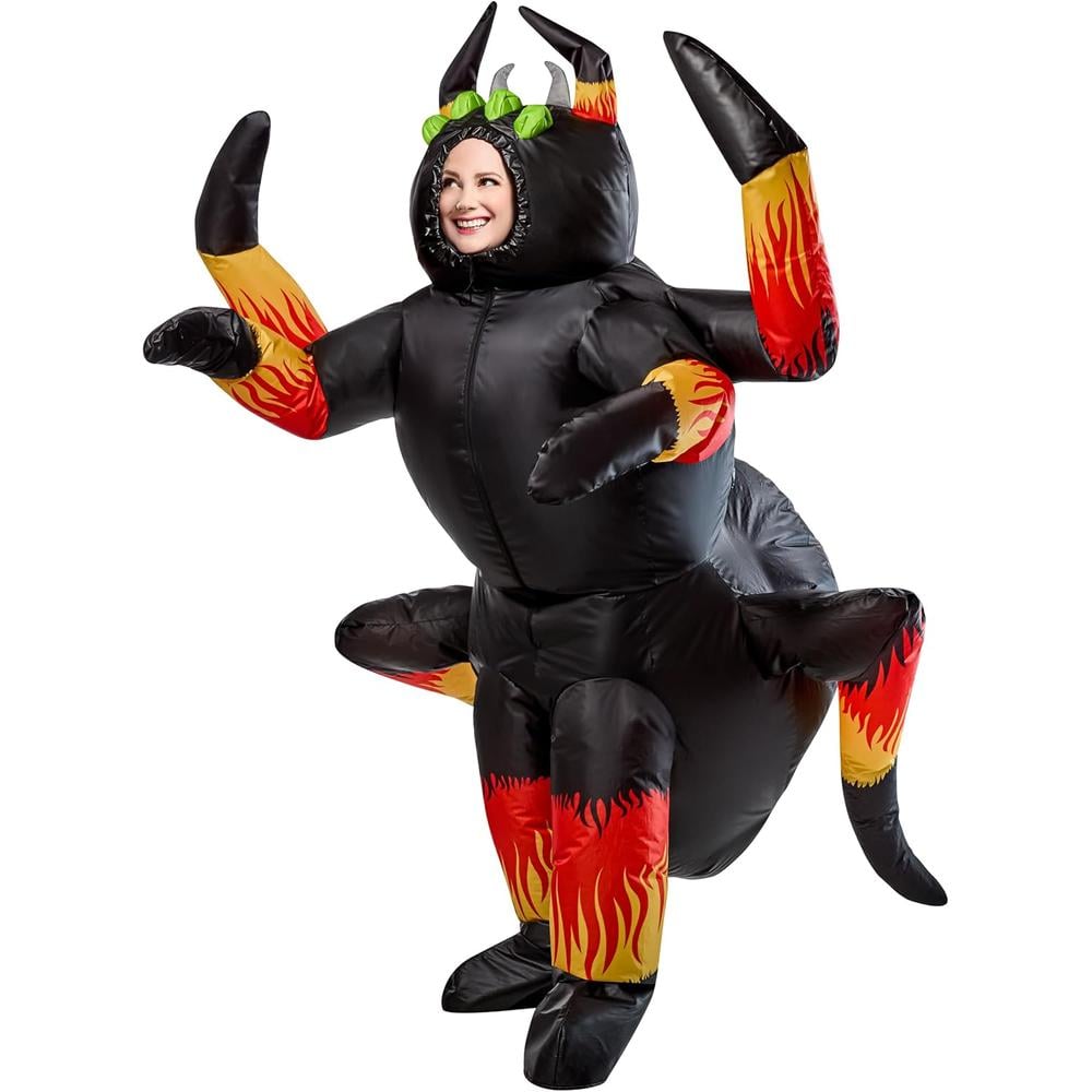 DISFRAZ TARANTULA INFLABLE PARA ADULTO | NEGRO - 1