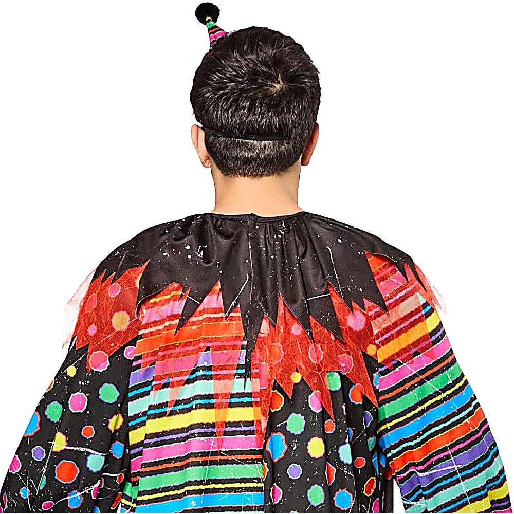 DISFRAZ PAYASO CON LUNARES PARA ADULTO | ROJO - 7