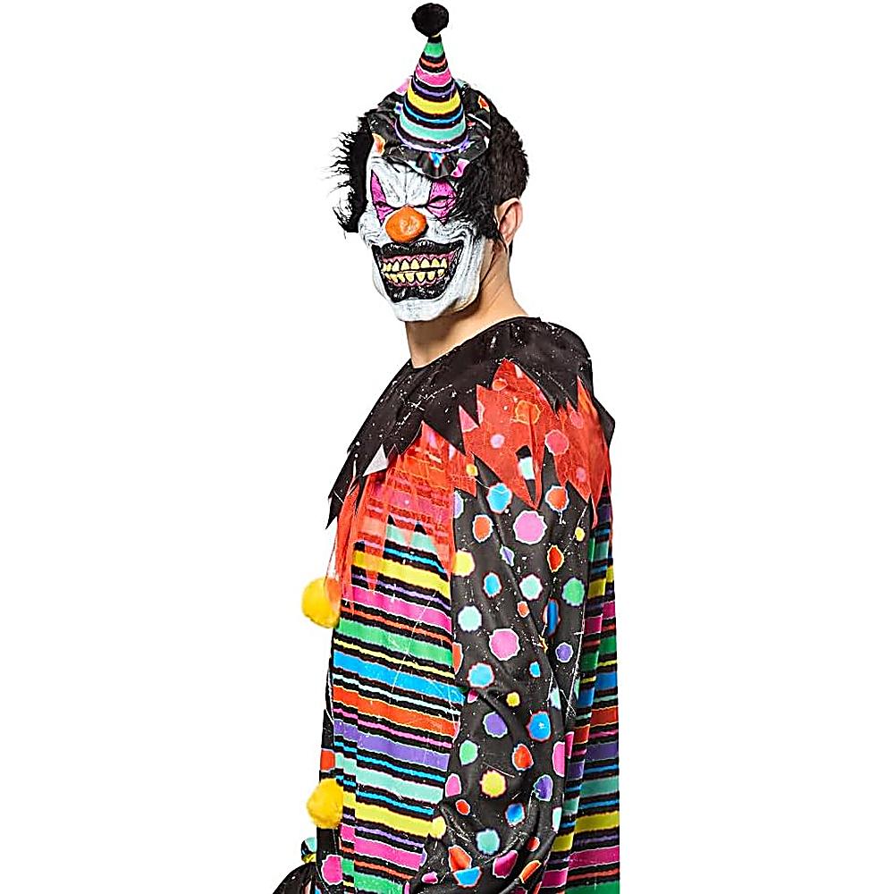 DISFRAZ PAYASO CON LUNARES PARA ADULTO | ROJO - 8