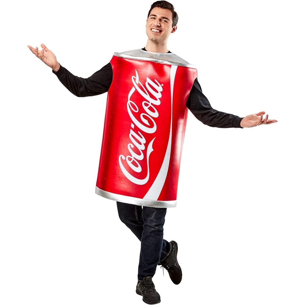 DISFRAZ COCA-COLA LATA DE COKE PARA ADULTO | ROJO - 1