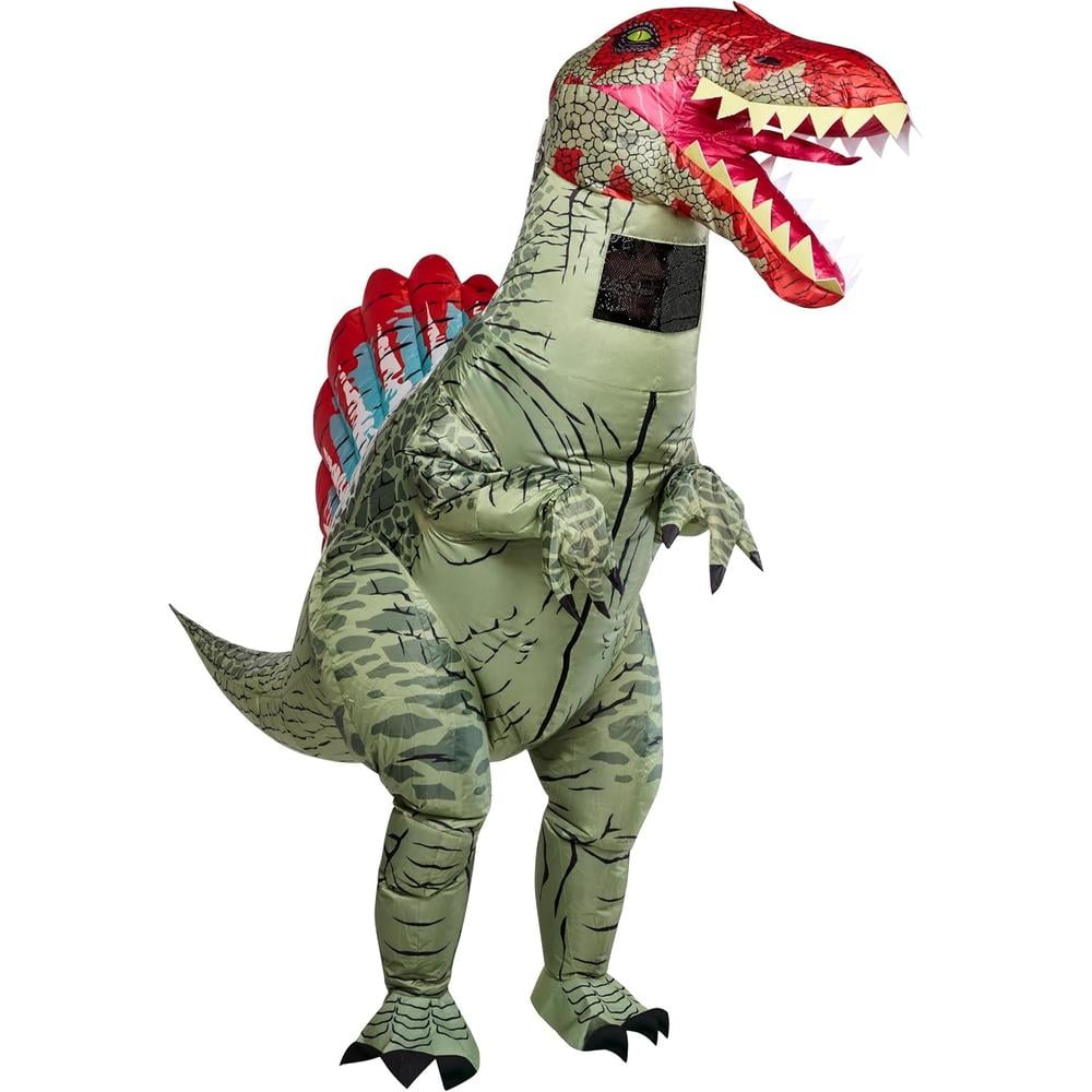 DISFRAZ JURASSIC WORLD SPINOSAURUS INFLABLE PARA ADULTO - 1