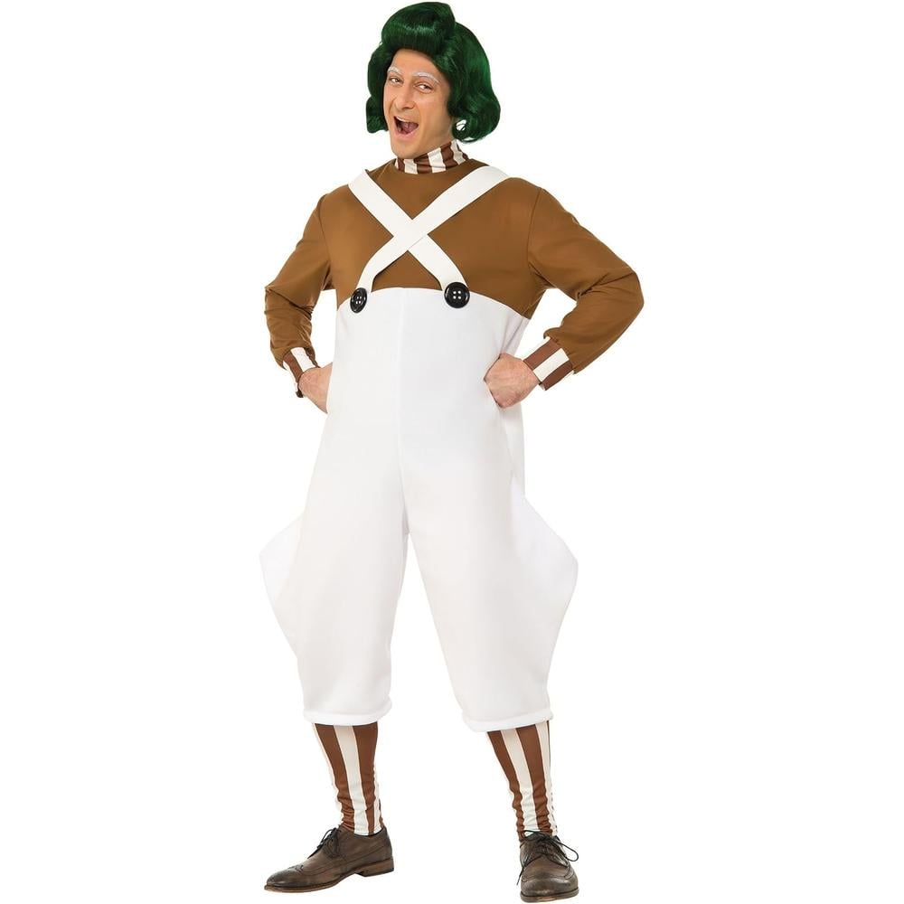 DISFRAZ WILLY WONKA AND THE CHOCOLATE FACTORY OOMPA LOOMPA PARA ADULTO - 1