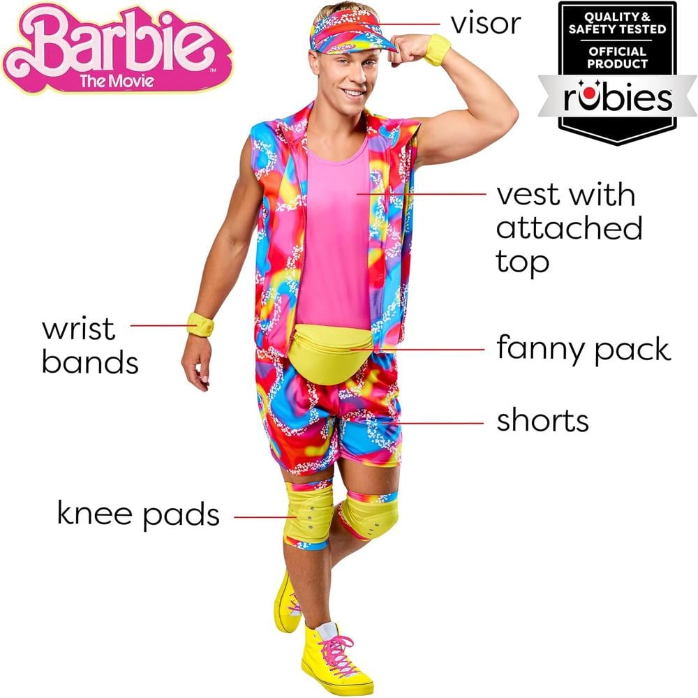 DISFRAZ BARBIE KEN PLAYA PARA ADULTO - 2