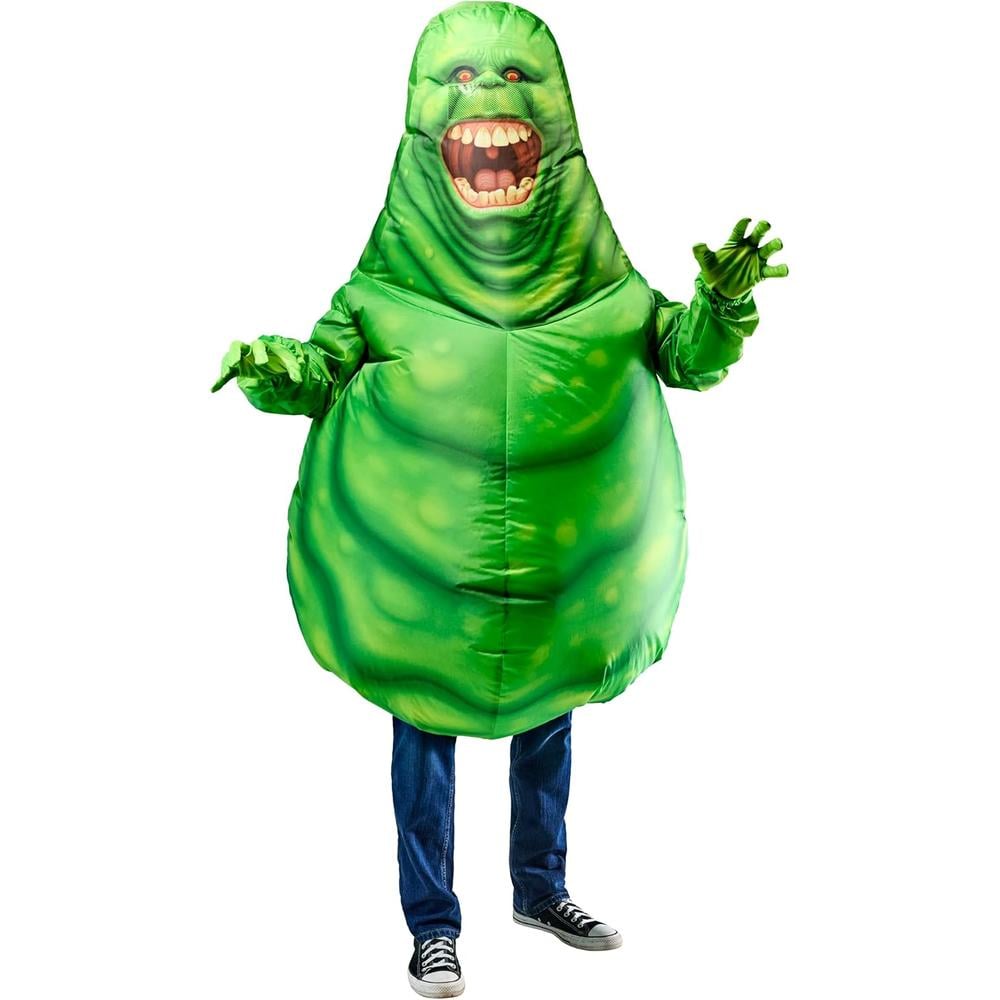 DISFRAZ LOS CAZAFANTASMAS SLIMER INFLABLE PARA ADULTO | VERDE - 1