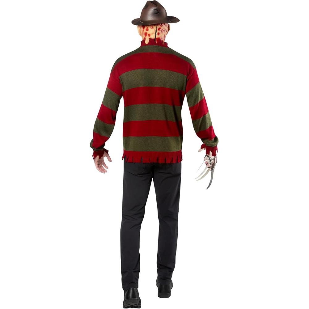 DISFRAZ A NIGHTMARE ON ELM STREET FREDDY KRUEGER MÁSCARA 3/4 PARA ADULTO - 6