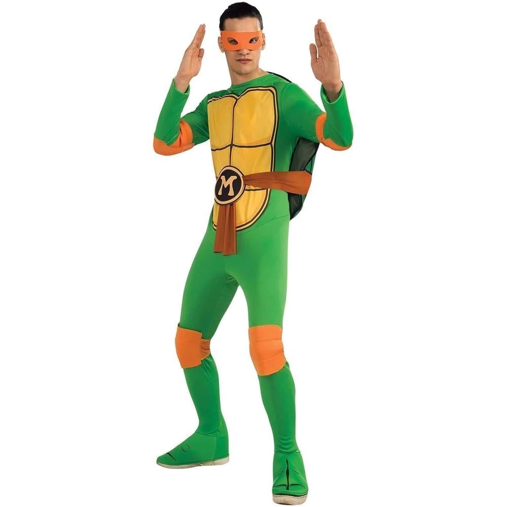DISFRAZ TEENAGE MUTANT NINJA TURTLES MICHELANGELO PARA ADULTO - 1