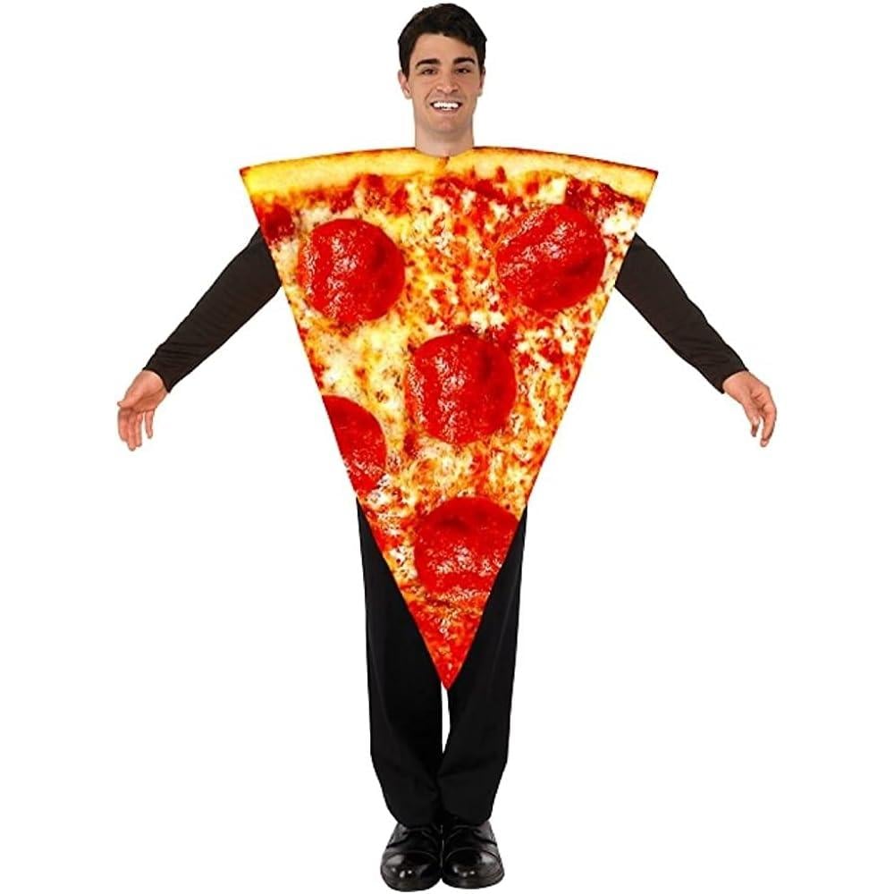 DISFRAZ PIZZA PARA ADULTO | ROJO - 1