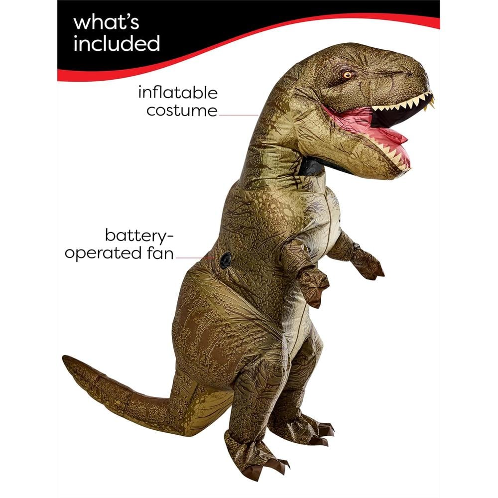 DISFRAZ JURASSIC WORLD DINOSAURIO INFLABLE PARA ADULTO - 7