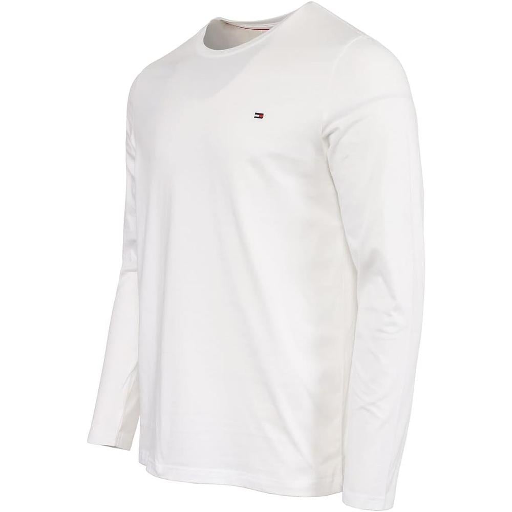 CAMISETA TOMMY HILFIGER FLAG MANGA LARGA PARA HOMBRE | BLANCO - 2