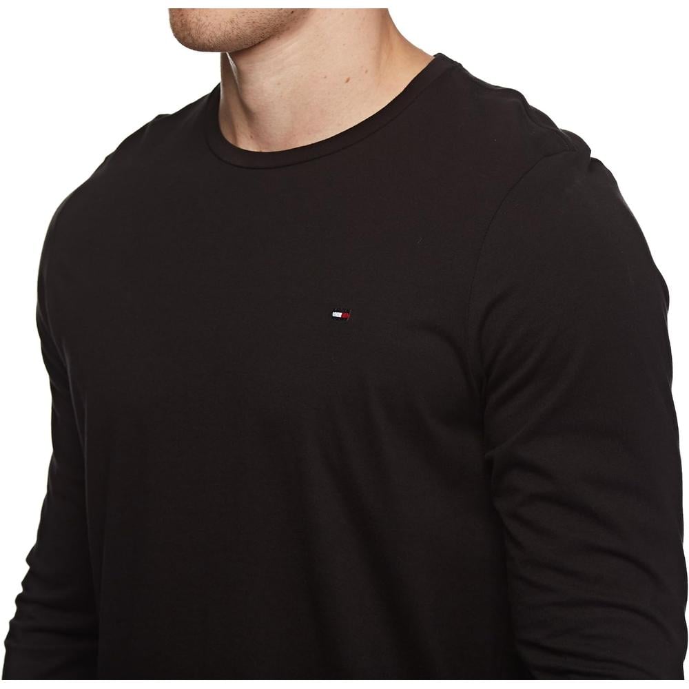 CAMISETA TOMMY HILFIGER FLAG MANGA LARGA PARA HOMBRE | NEGRO - 2