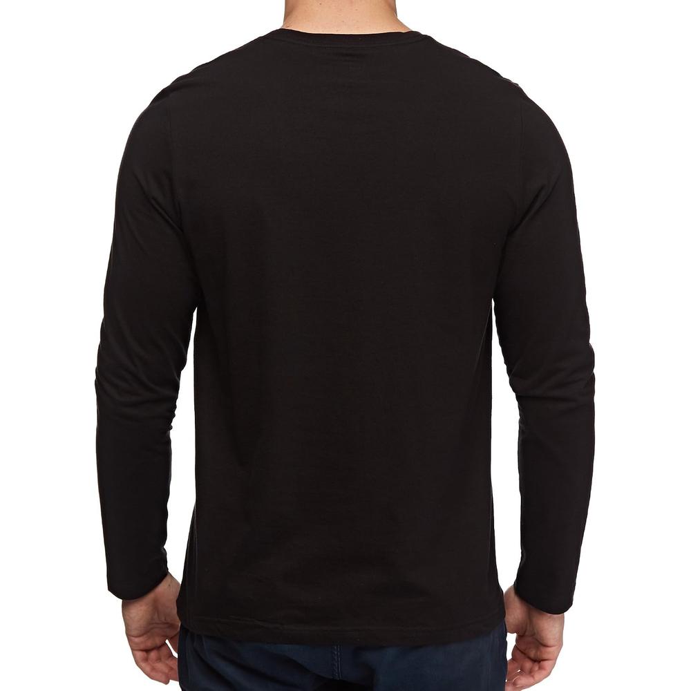CAMISETA TOMMY HILFIGER FLAG MANGA LARGA PARA HOMBRE | NEGRO - 5