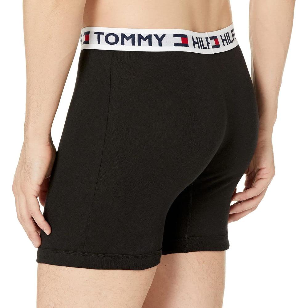 BOXER BRIEF TOMMY HILFIGER COTTON CLASSICS 4-PACK PARA HOMBRE | NEGRO - 8