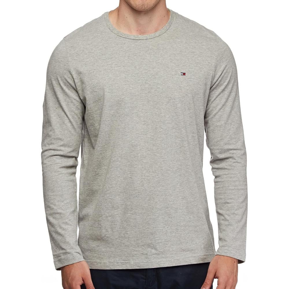 CAMISETA TOMMY HILFIGER FLAG MANGA LARGA PARA HOMBRE | GRIS - 2