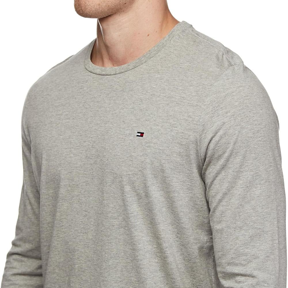 CAMISETA TOMMY HILFIGER FLAG MANGA LARGA PARA HOMBRE | GRIS - 3