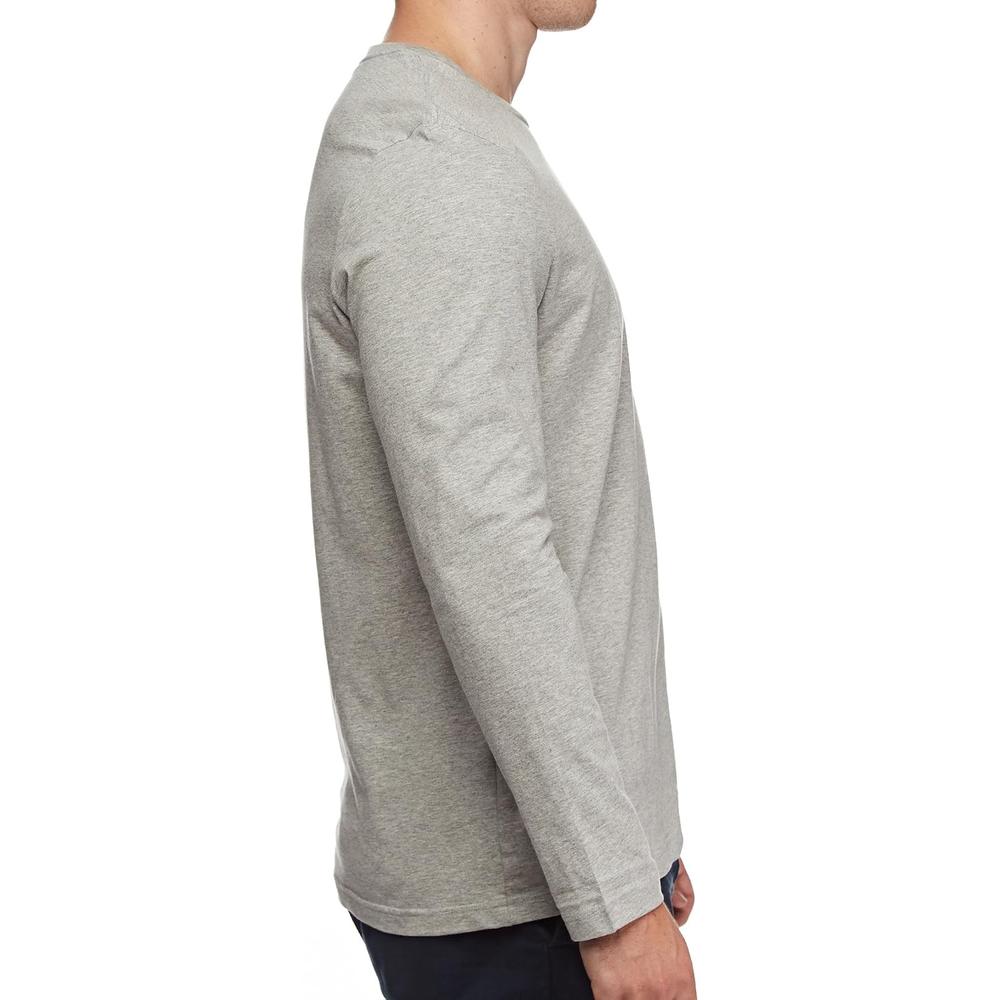 CAMISETA TOMMY HILFIGER FLAG MANGA LARGA PARA HOMBRE | GRIS - 4