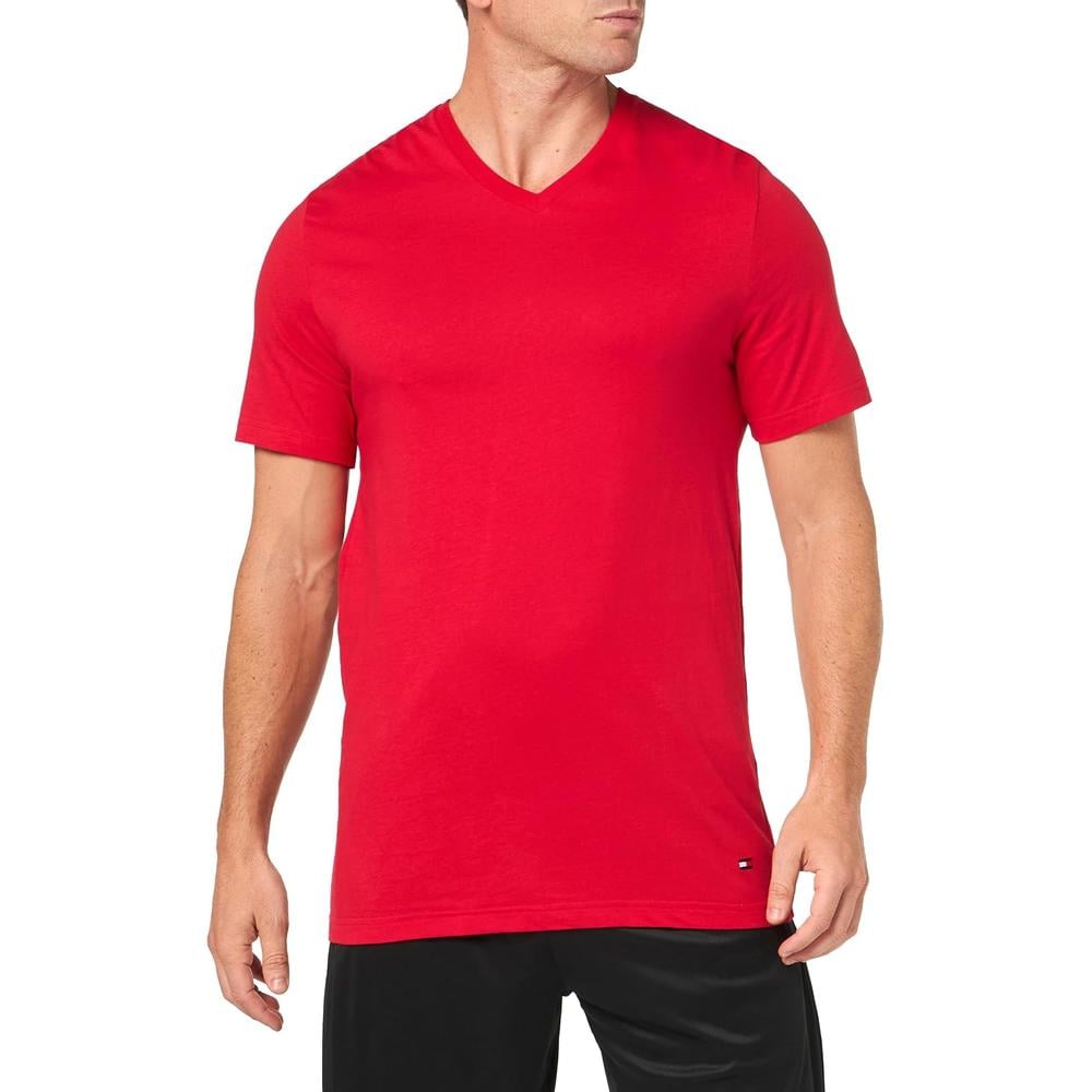 CAMISETA TOMMY HILFIGER COTTON CLASSIC 3-PACK V-NECK PARA HOMBRE | MULTICOLOR - 2