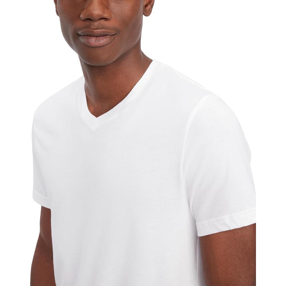 CAMISETA INTERIOR TOMMY HILFIGER COTTON CLASSIC V-NECK 3 PACK PARA HOMBRE | MULTICOLOR - 3