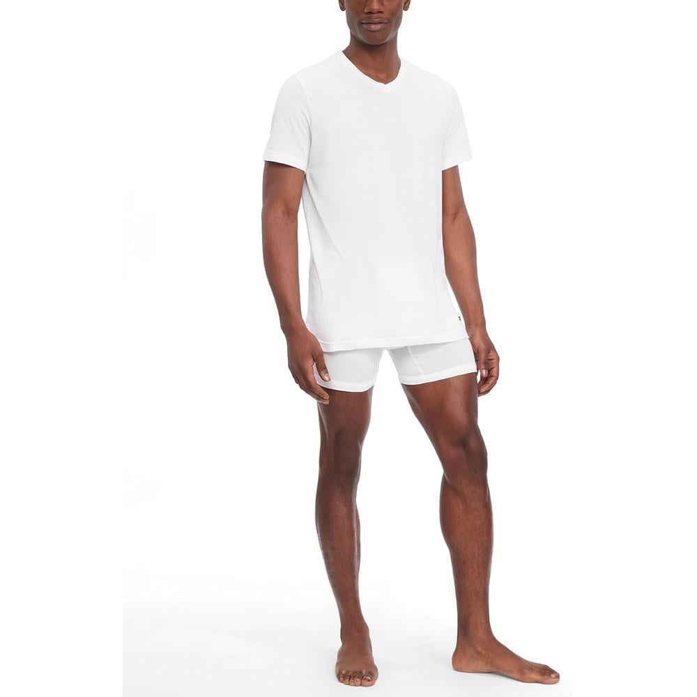 CAMISETA INTERIOR TOMMY HILFIGER COTTON CLASSIC V-NECK 3 PACK PARA HOMBRE | MULTICOLOR - 4