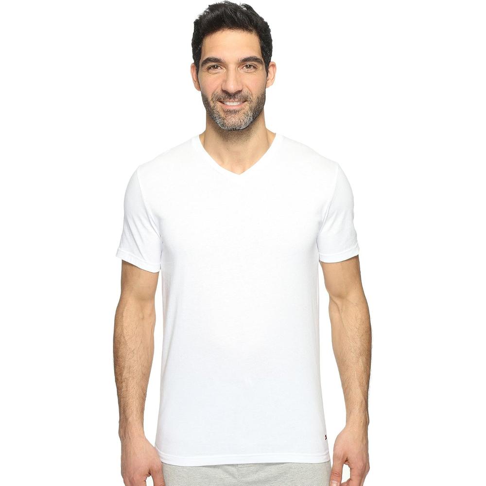 CAMISETA INTERIOR TOMMY HILFIGER COTTON CLASSIC V-NECK 3 PACK PARA HOMBRE | MULTICOLOR - 2