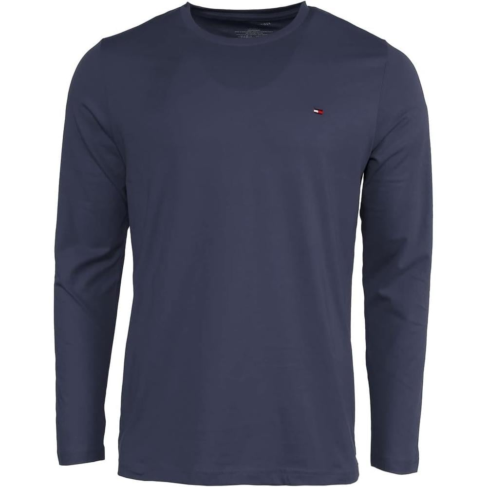 CAMISETA TOMMY HILFIGER FLAG MANGA LARGA PARA HOMBRE | AZUL - 1