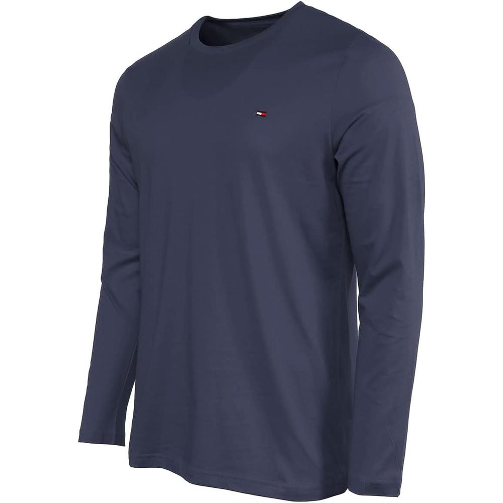 CAMISETA TOMMY HILFIGER FLAG MANGA LARGA PARA HOMBRE | AZUL - 3