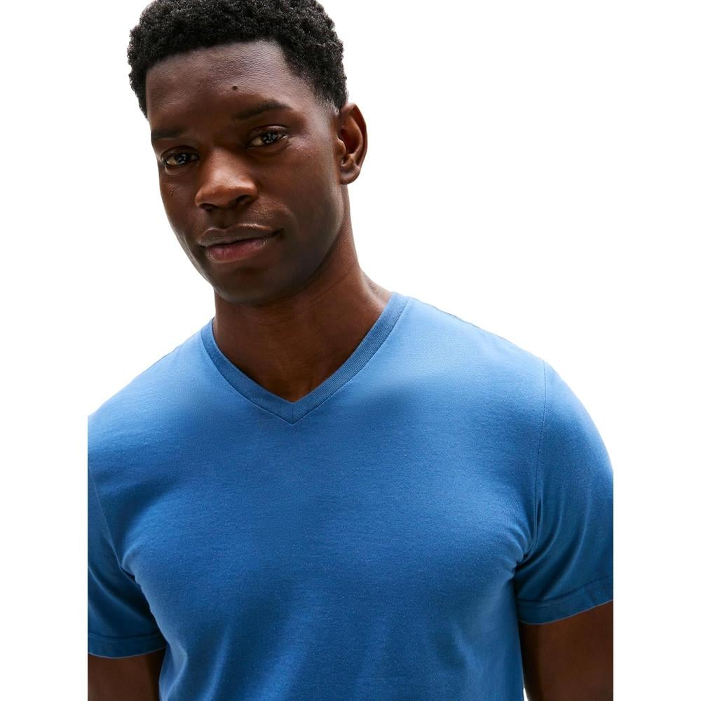 CAMISETA INTERIOR TOMMY HILFIGER COTTON CLASSIC V-NECK 3 PACK PARA HOMBRE | MULTICOLOR - 3