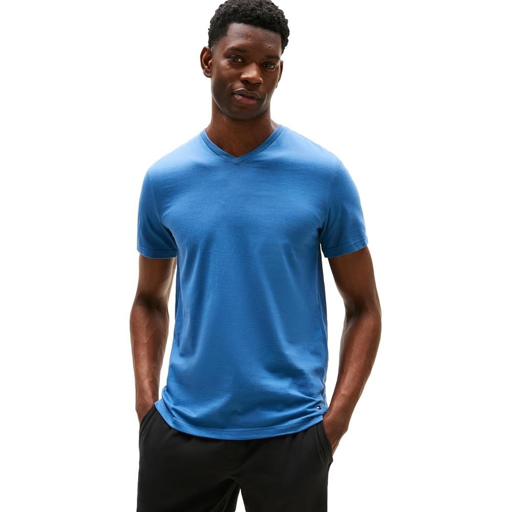 CAMISETA INTERIOR TOMMY HILFIGER COTTON CLASSIC V-NECK 3 PACK PARA HOMBRE | MULTICOLOR - 4