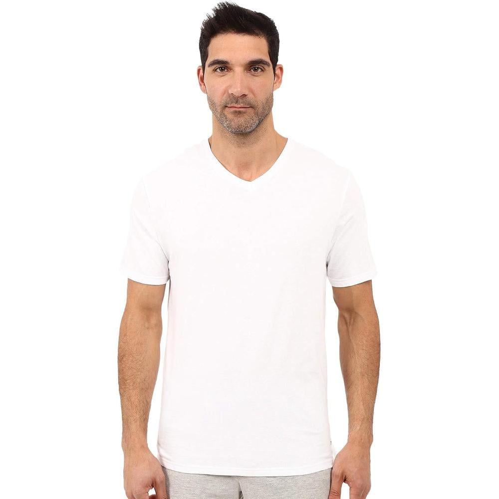 CAMISETA INTERIOR TOMMY HILFIGER COTTON CLASSIC V-NECK 3 PACK PARA HOMBRE | BLANCO - 2