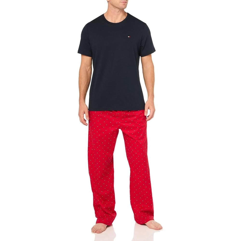 CONJUNTO DE PIJAMA TOMMY HILFIGER POPLIN PARA HOMBRE | MULTICOLOR - 1