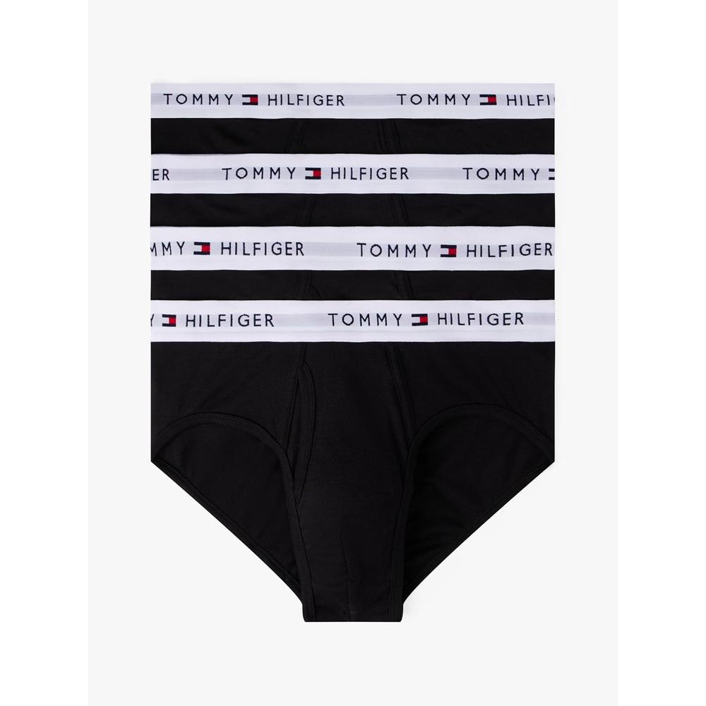 ROPA INTERIOR TOMMY HILFIGER COTTON CLASSIC 4-PACK PARA HOMBRE | NEGRO - 1