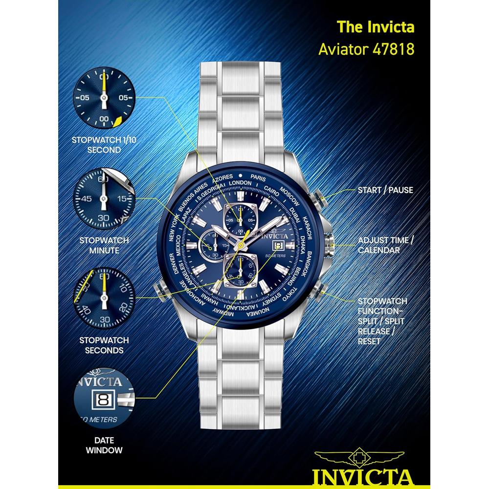 INVICTA AVIATOR 47818 RELOJ HOMBRE - 2