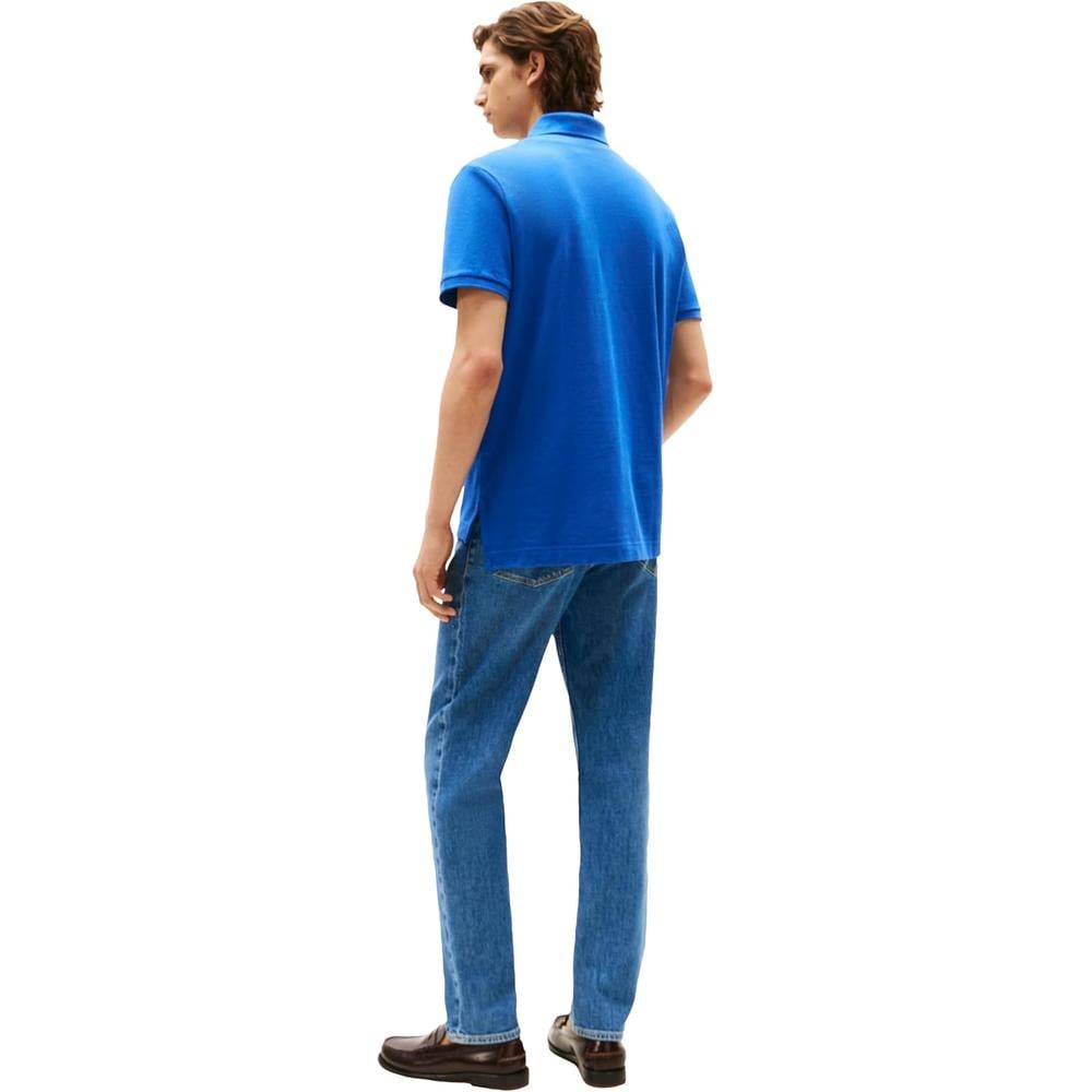 POLO PARA HOMBRE TOMMY HILFIGER CLASSIC FIT MANGA CORTA AZUL COBALTO JASPEADO - 4
