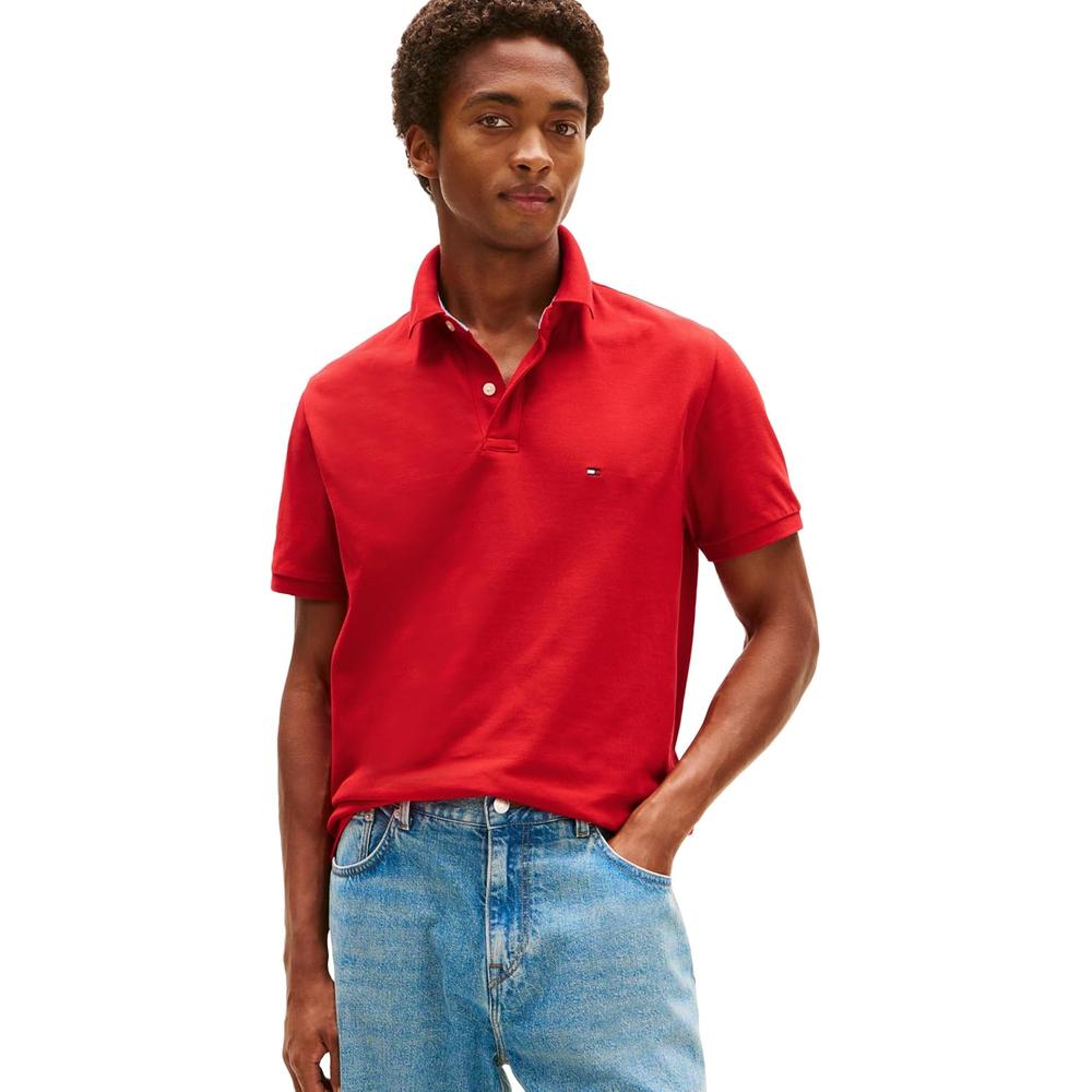 POLO PARA HOMBRE TOMMY HILFIGER REGULAR FIT MANGA CORTA - 1
