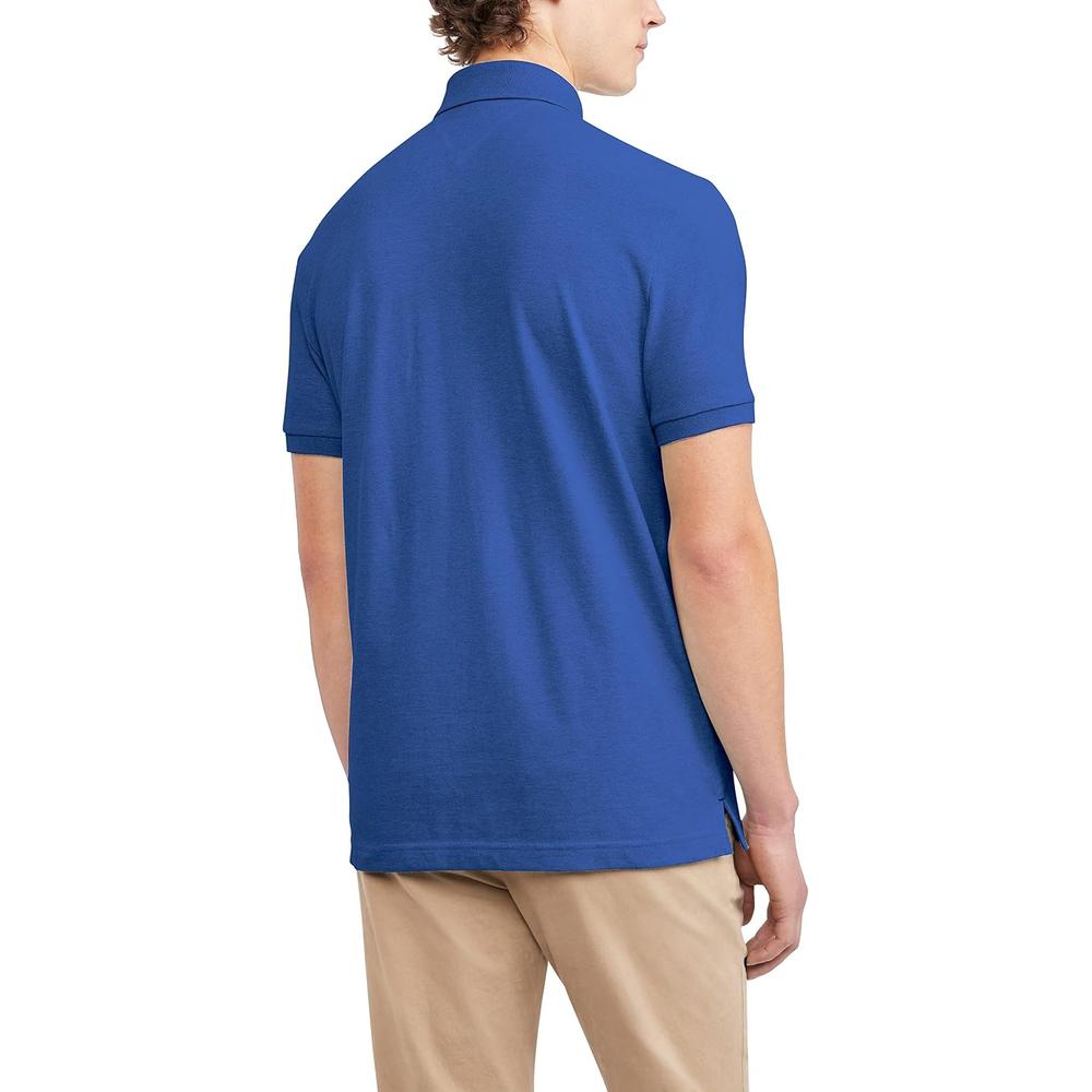 POLO PARA HOMBRE TOMMY HILFIGER REGULAR FIT MANGA CORTA AZUL JASPEADO CLARO - 2