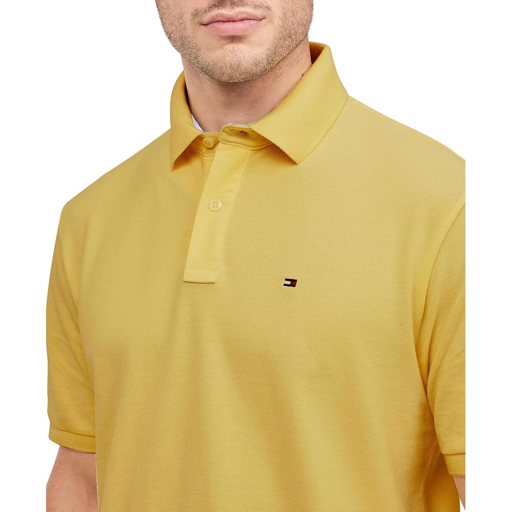 POLO PARA HOMBRE TOMMY HILFIGER CLASSIC FIT MANGA CORTA AMARILLO CÁLIDO - 3