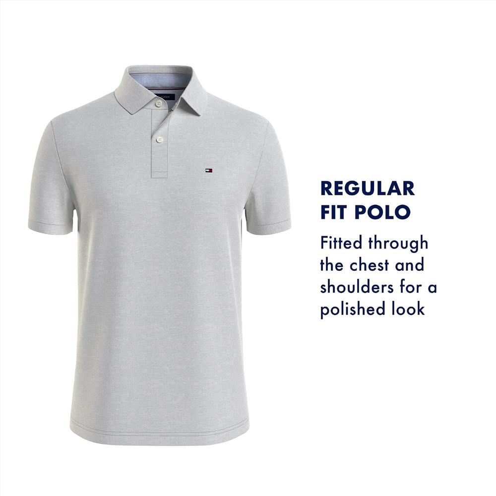 POLO PARA HOMBRE TOMMY HILFIGER REGULAR FIT MANGA CORTA AZUL MEDIO - 6