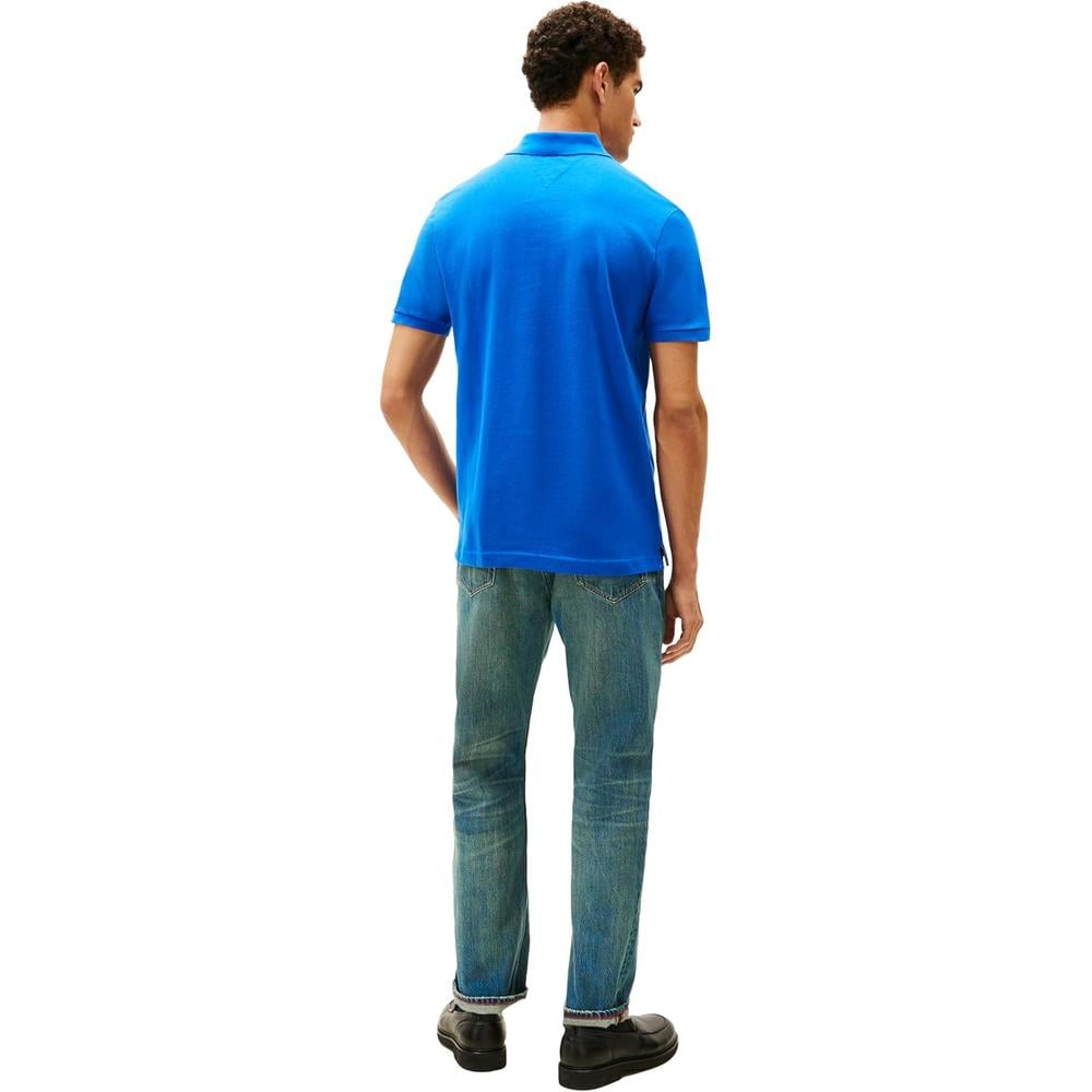 POLO PARA HOMBRE TOMMY HILFIGER REGULAR FIT MANGA CORTA AZUL IOLITA - 4