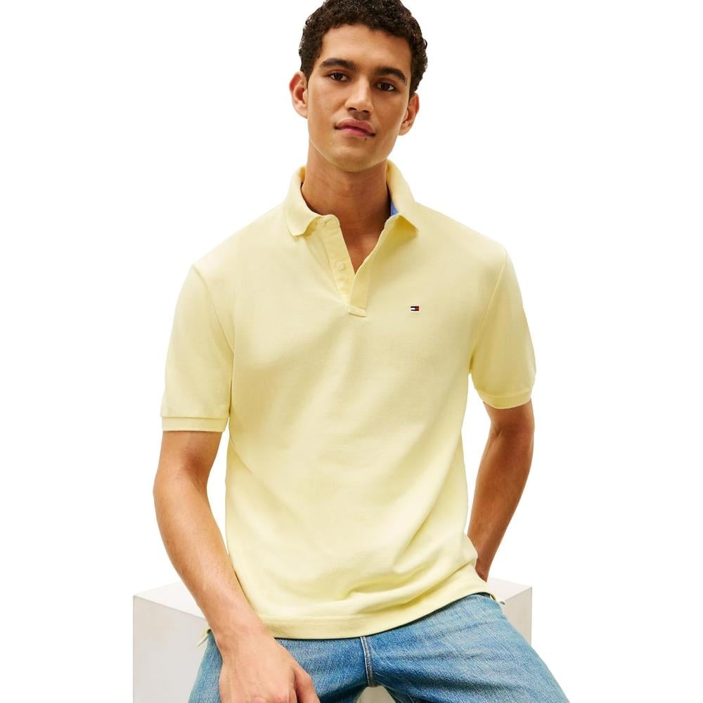 POLO PARA HOMBRE TOMMY HILFIGER CLASSIC FIT MANGA CORTA AMARILLO - 2