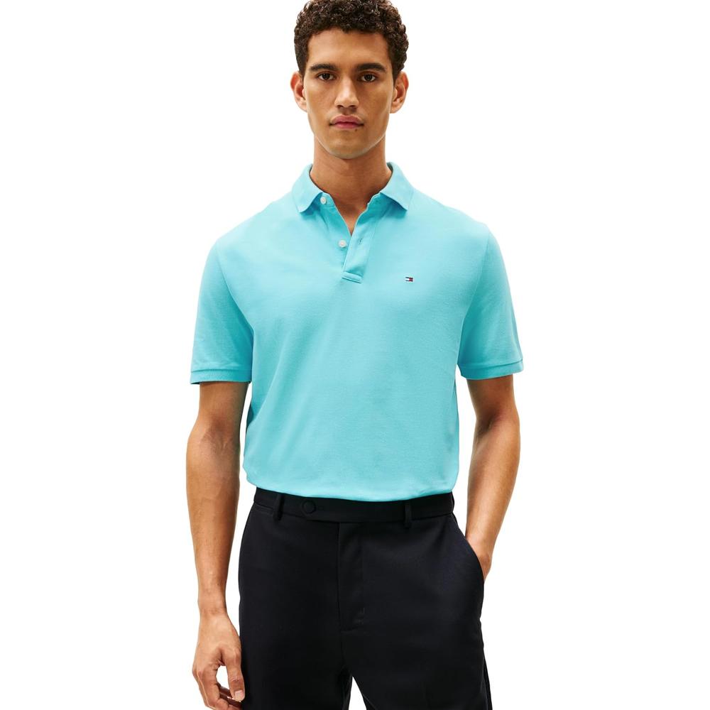 POLO PARA HOMBRE TOMMY HILFIGER CLASSIC FIT MANGA CORTA AZUL - 1