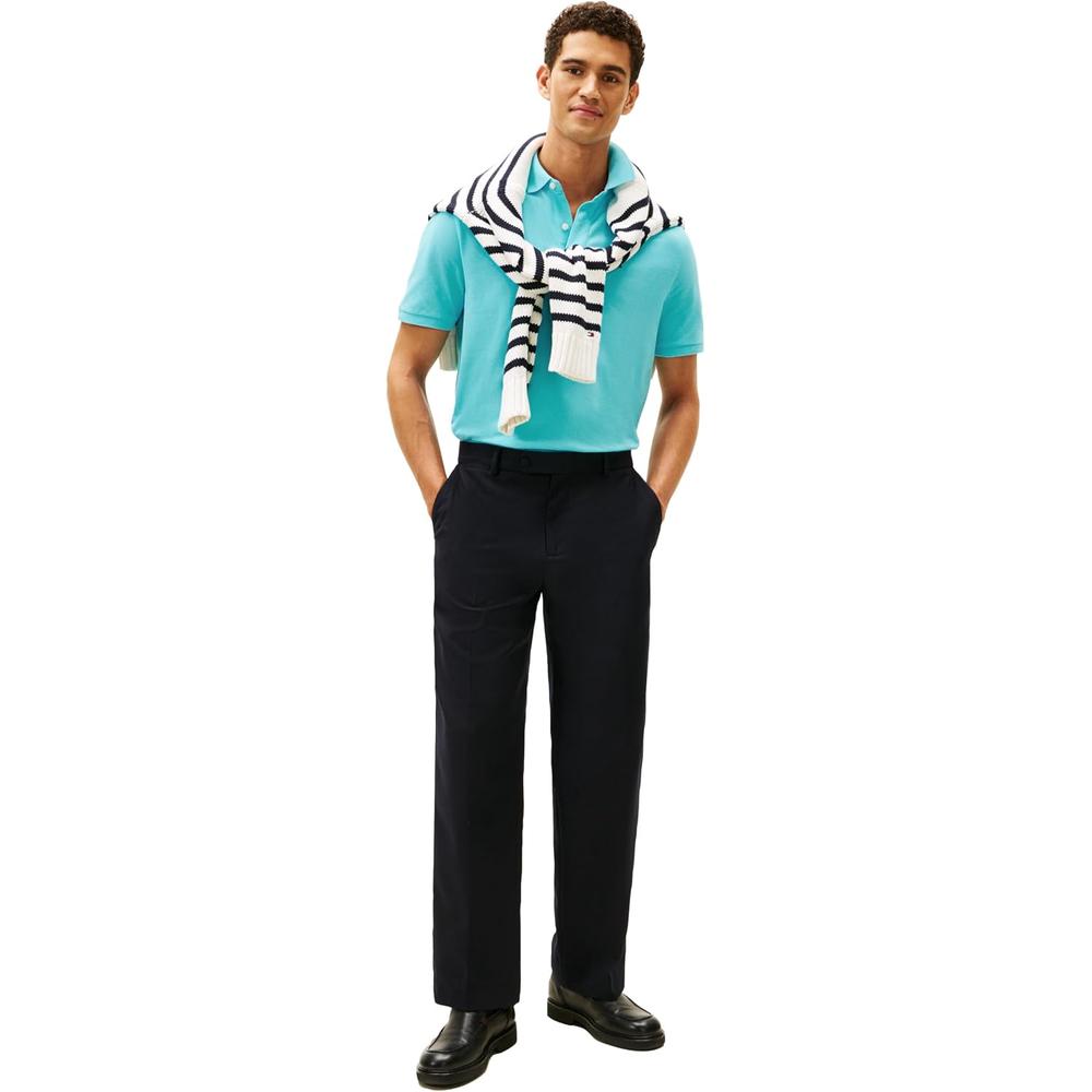 POLO PARA HOMBRE TOMMY HILFIGER CLASSIC FIT MANGA CORTA AZUL - 3