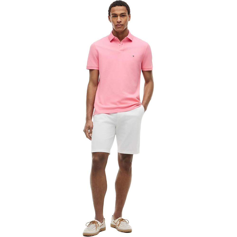 POLO PARA HOMBRE TOMMY HILFIGER 1985 REGULAR FIT MANGA CORTA ROSA MUÑECA - 4