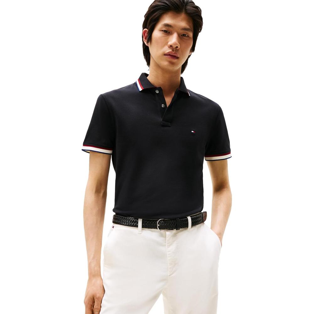 POLO PARA HOMBRE TOMMY HILFIGER SLIM FIT MANGA CORTA - 1