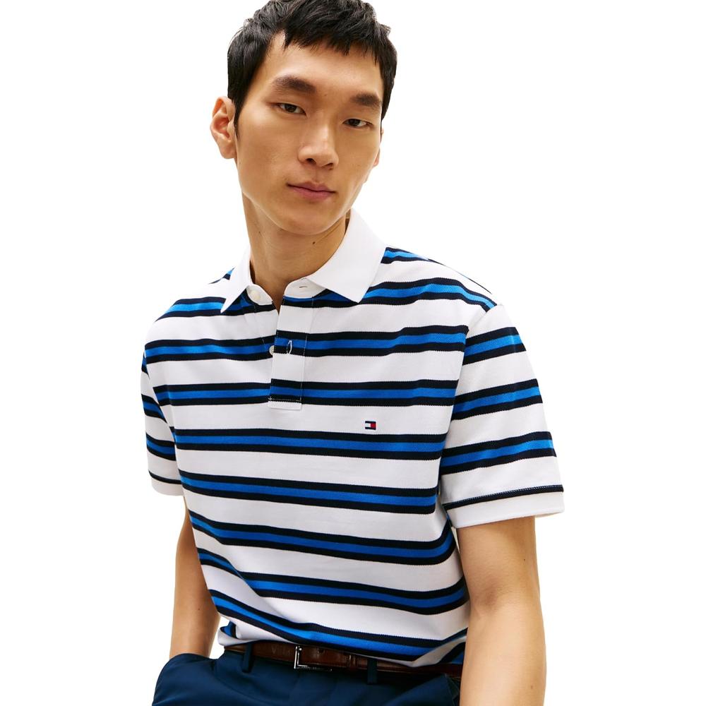 POLO PARA HOMBRE TOMMY HILFIGER CLASSIC FIT MANGA CORTA MULTICOLOR - 2