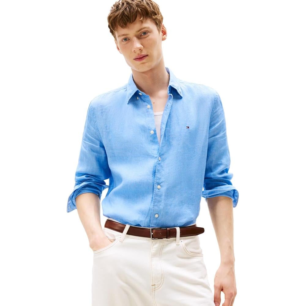 CAMISA PARA HOMBRE TOMMY HILFIGER REGULAR FIT MANGA LARGA - 1